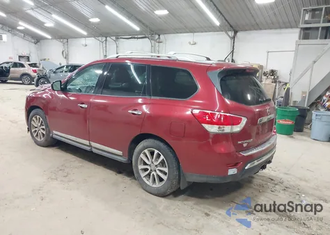 2015 Nissan Pathfinder Sl from USA, damaged, VIN 5N1AR2MM1FC700826